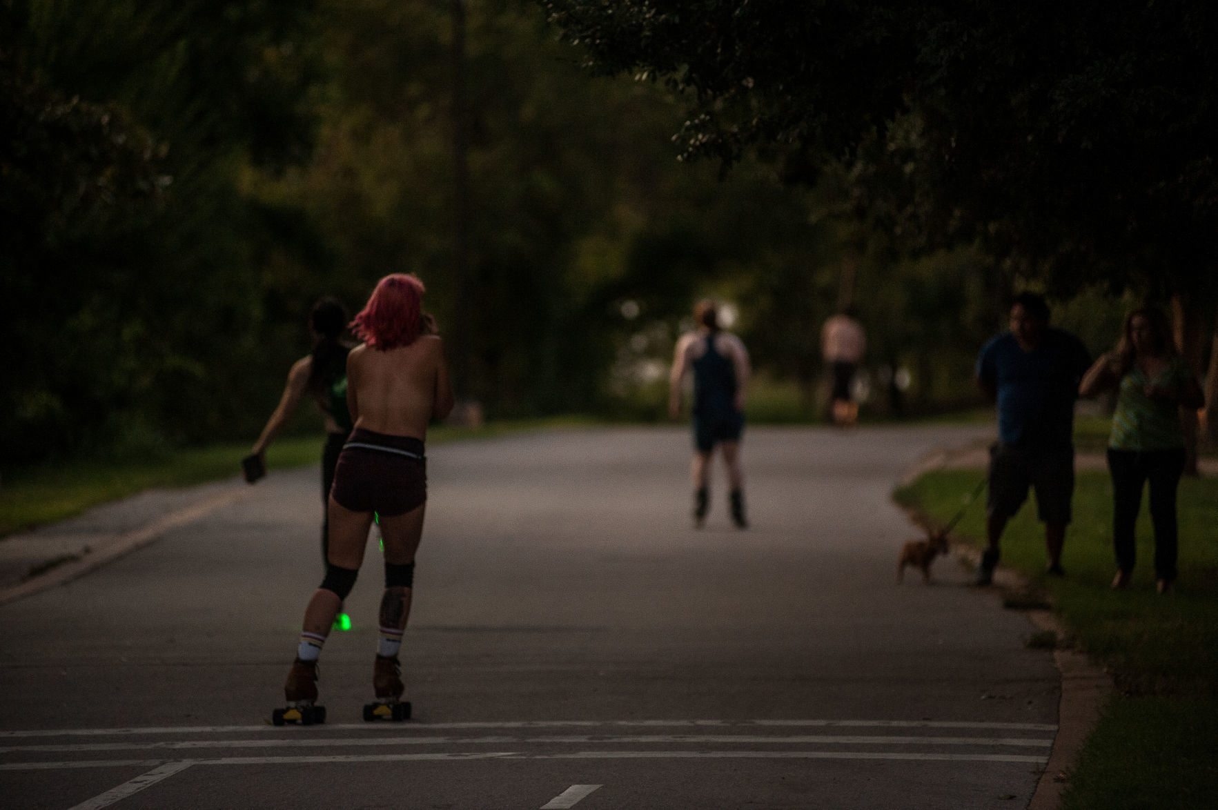 Toplesss Rollerskate4442